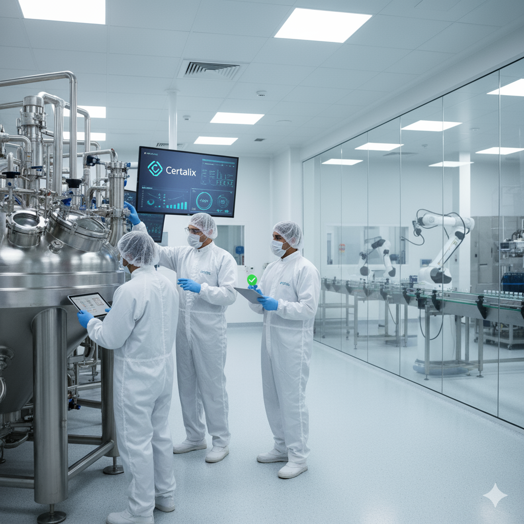 Farmaceutische productie met papieren processen